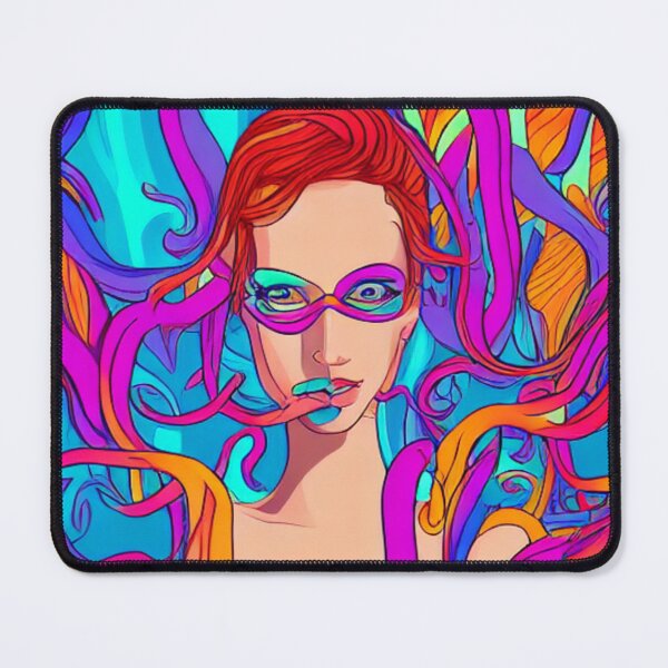 Item preview, Psychedelic Artwork Woman with Tentacles designed and sold by Mindscyther.