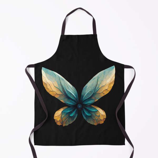 Item preview, Blue and Gold Leaf Stylized Butterfly designed and sold by A-Artistries.