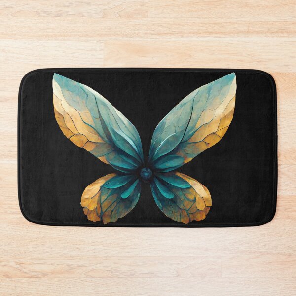 Item preview, Blue and Gold Leaf Stylized Butterfly designed and sold by A-Artistries.