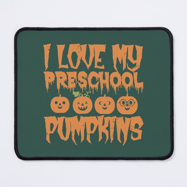 Item preview, i love my preschool pumpkins yellow shirt december student scare math designed and sold by EllisBryann.