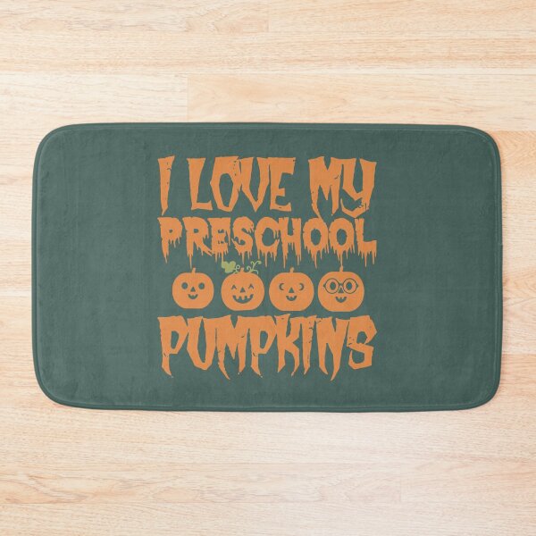 Item preview, i love my preschool pumpkins yellow shirt december student scare math designed and sold by EllisBryann.