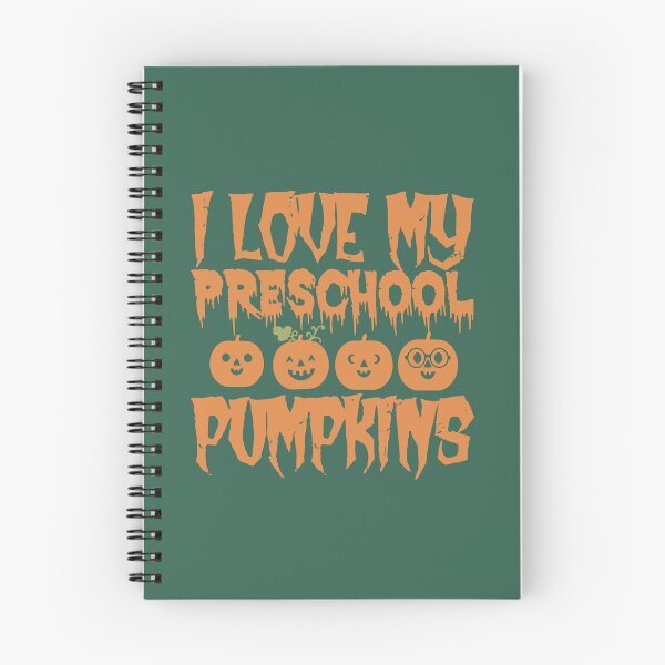 Item preview, i love my preschool pumpkins yellow shirt december student scare math designed and sold by EllisBryann.
