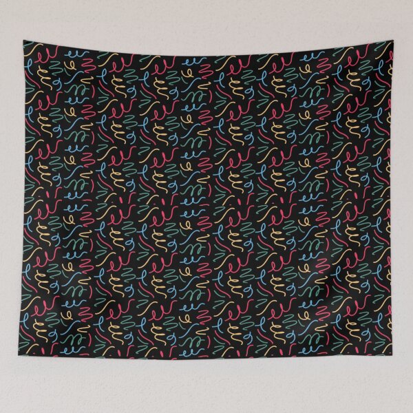 Item preview, Colorful Scribble Pattern designed and sold by kriitiika.