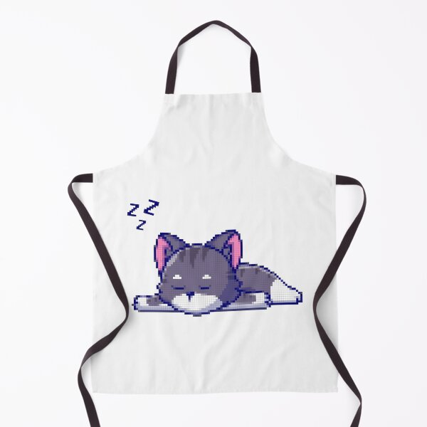 Item preview, Cute Funny Cat Sleeping Pixel Art designed and sold by Add To Cart.