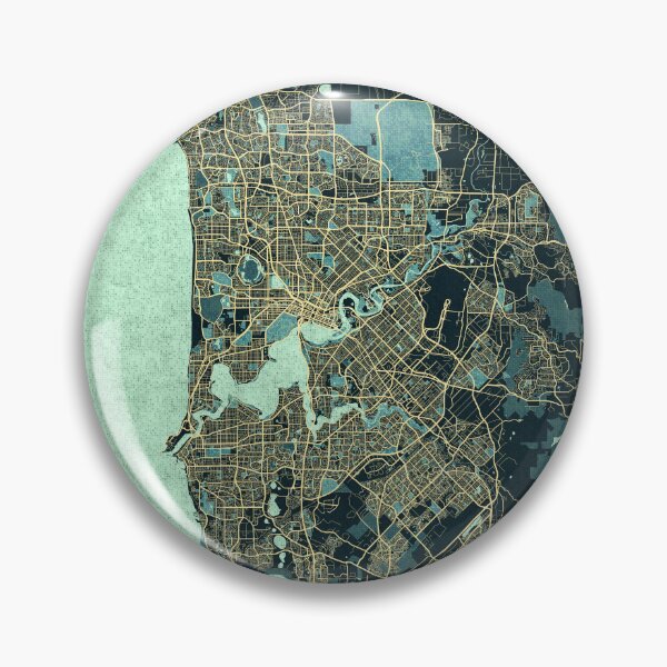 Artikelvorschau, Perth Stadtplan von Australien - Sommer entworfen und verkauft von deMAP.