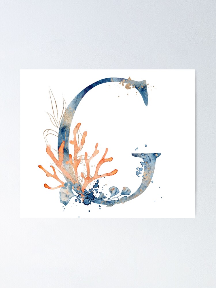 Thumbnail 1 of 3, Poster, G Letter designed and sold by Bobeys.