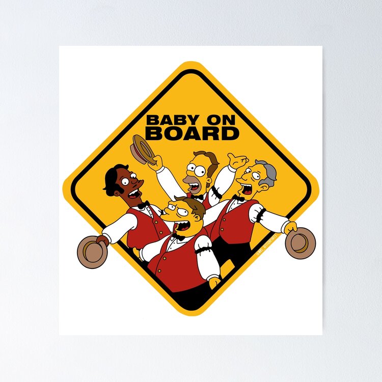 Baby on Board (Something, Something - Burt Ward) Sticker