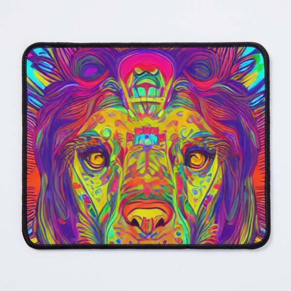 Item preview, Psychedelic Artwork Lion Majestic designed and sold by Mindscyther.