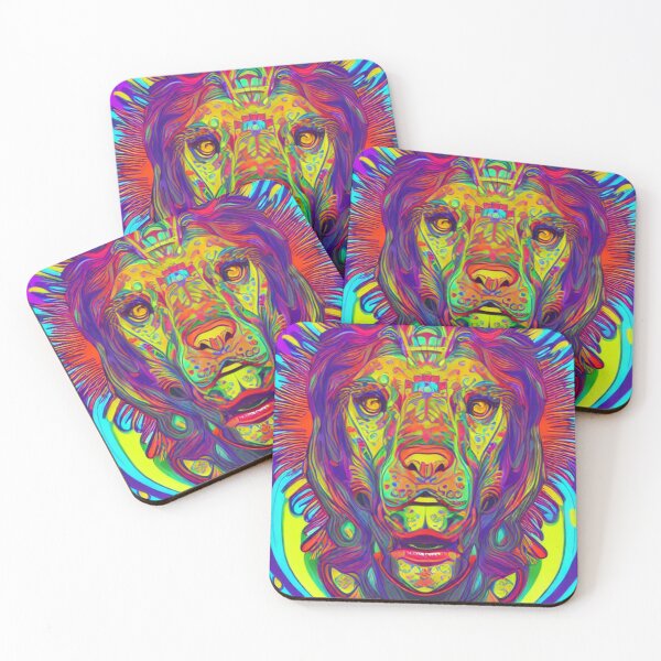 Item preview, Psychedelic Artwork Lion Majestic designed and sold by Mindscyther.