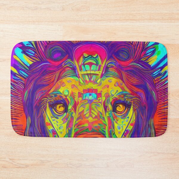 Item preview, Psychedelic Artwork Lion Majestic designed and sold by Mindscyther.