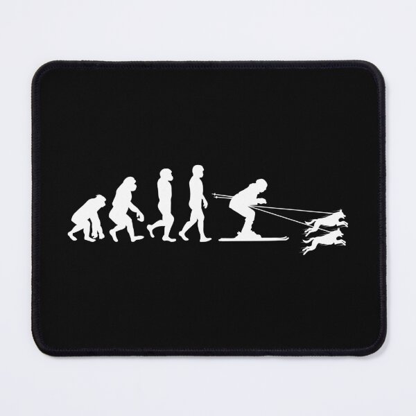 Item preview, Dog Skijoring Skiing Winter Sport Evolution designed and sold by CuteDesigns1.