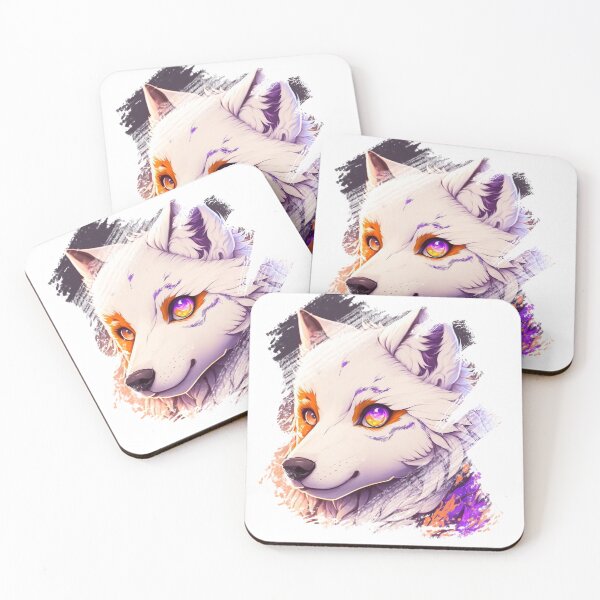 Item preview, Anime wolf character portrait designed and sold by Wolf-Bros.
