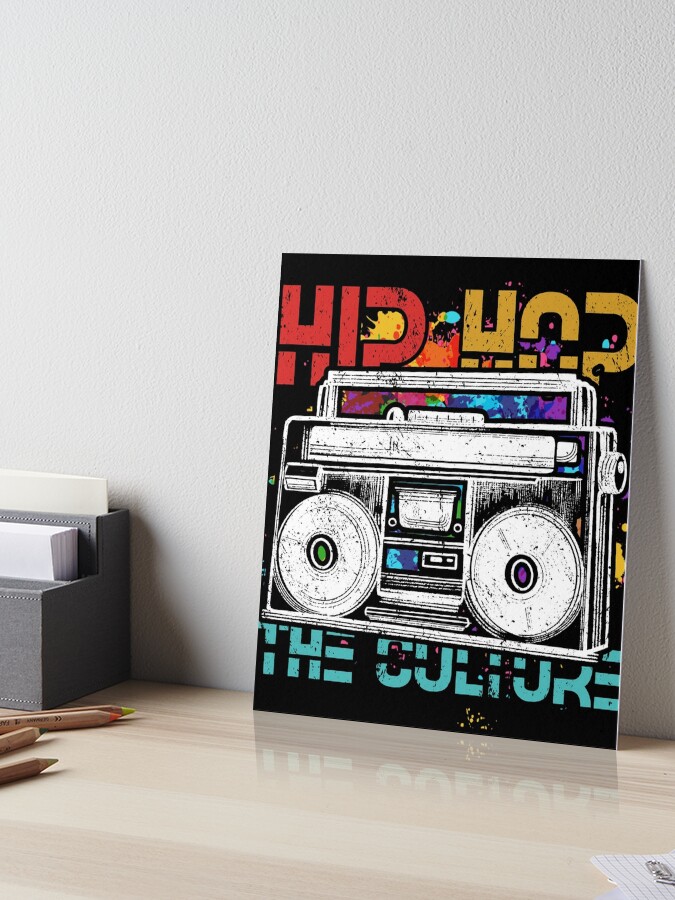 Retro Old School Hip Hop Culture 80s 90s Hip Hop