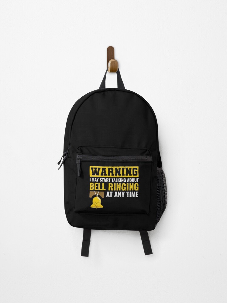 Thumbnail 1 of 3, Backpack, Bell Ringer Ringing Collector Campanologist Funny designed and sold by TastefulTees.