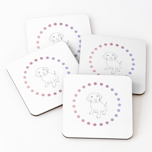Item preview, Colourful dot puppy designed and sold by Beautyqueens Beautys.