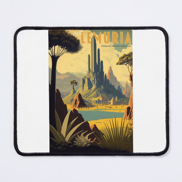 Item preview, Lemuria - Vintage Travel Poster designed and sold by Boundliss.