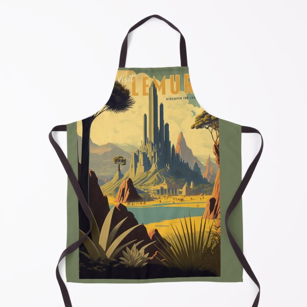 Item preview, Lemuria - Vintage Travel Poster designed and sold by Boundliss.