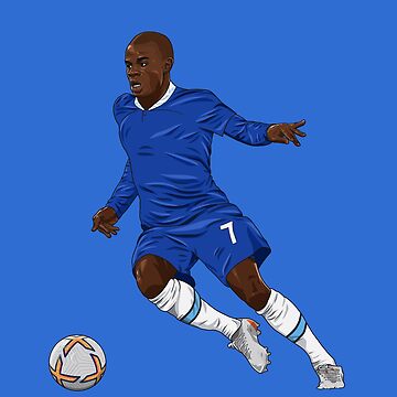 N'golo Kante, Chelsea Fc Original art work. Spray 2024 paint on card. Custom option available