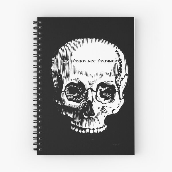 Item preview, No Gods No Masters, Skull, Latin designed and sold by 8R41N-M4CH1N3.
