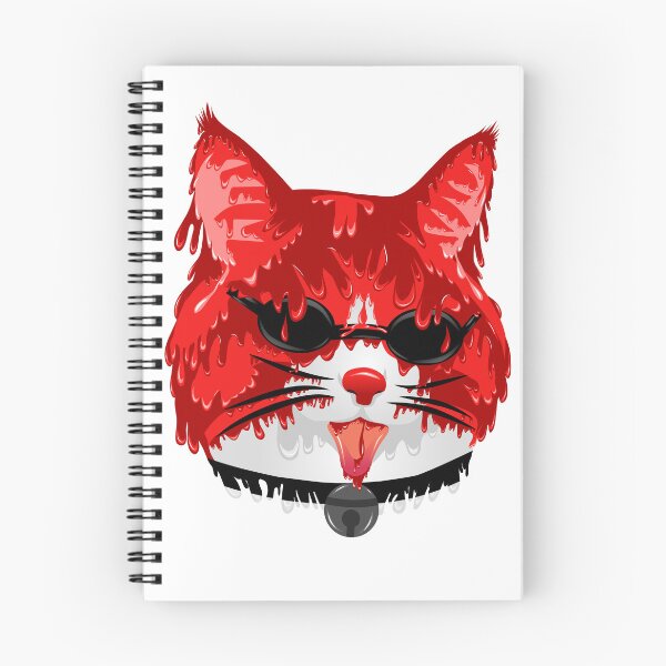 Item preview, Red Cat grime art designed and sold by AmsaOza.