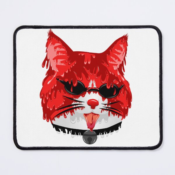 Item preview, Red Cat grime art designed and sold by AmsaOza.