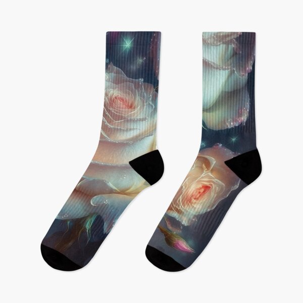 Item preview, Iridescent pastel roses 7 designed and sold by Red Witch Art.