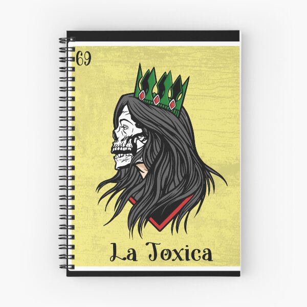 Item preview, Loteria La Toxica Skeleton Woman Mexican Latina designed and sold by Merchking1.