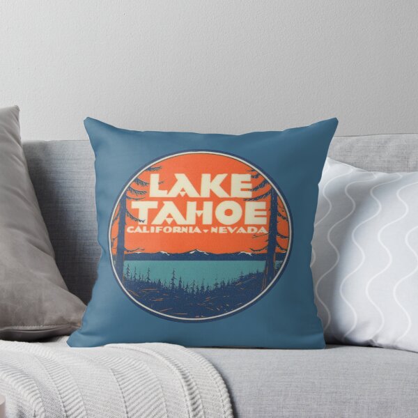 Item preview, Lake Tahoe California Nevada Vintage State Travel Decal designed and sold by hilda74.