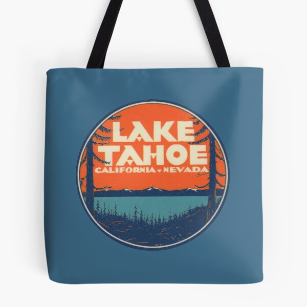 Item preview, Lake Tahoe California Nevada Vintage State Travel Decal designed and sold by hilda74.