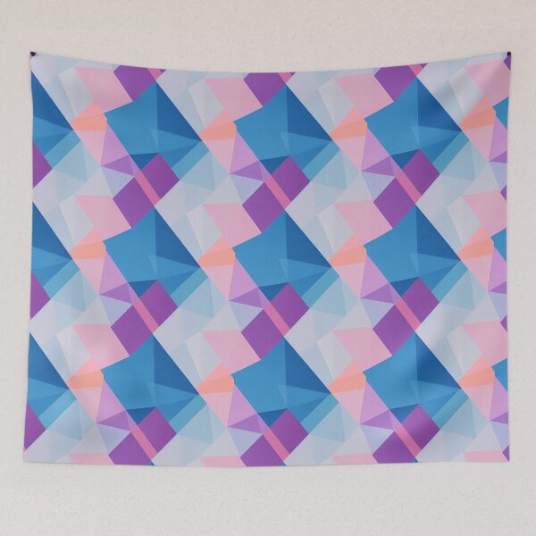 Item preview, Abstract Geometric Pattern, bluish color scheme designed and sold by Artilize.