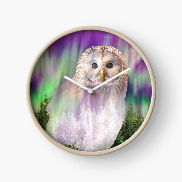 Owl's desire Clock