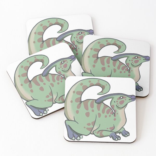 Item preview, Parasaurolophus Dinosaur Green designed and sold by ArtMongoose.