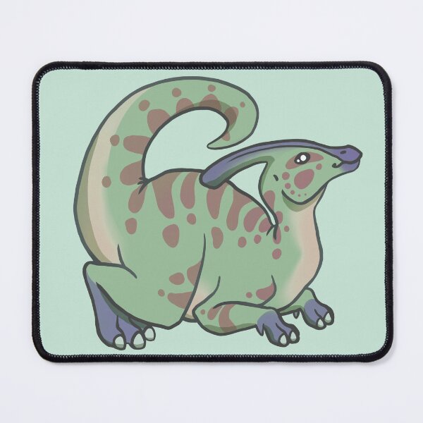Item preview, Parasaurolophus Dinosaur Green designed and sold by ArtMongoose.
