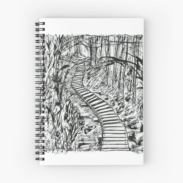 Item preview, Wooded trail designed and sold by Stephanie Adams.
