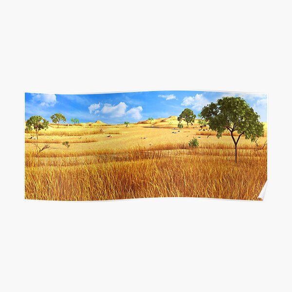 African Savannah Poster