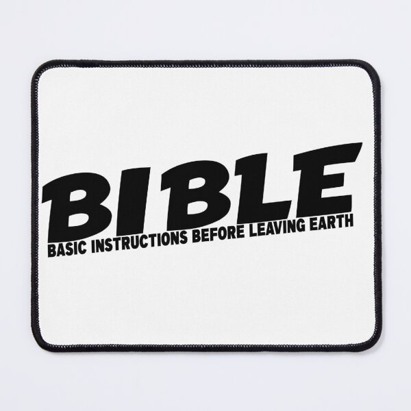 Item preview, BIBLE BASIC INSTRUCTIONS BEFORE LEAVING EARTH designed and sold by CRINGEWORTHY TEES.