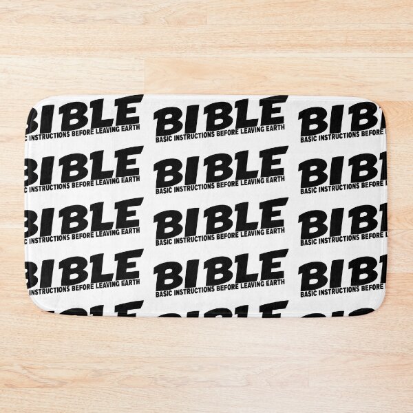 Item preview, BIBLE BASIC INSTRUCTIONS BEFORE LEAVING EARTH designed and sold by CRINGEWORTHY TEES.