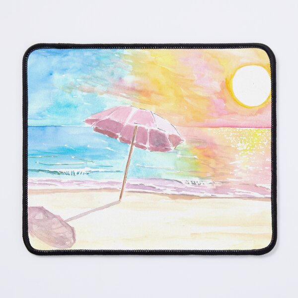 Item preview, Umbrella in the Sun with Seaview Waves and Shade designed and sold by artshop77.
