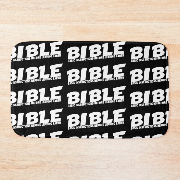 Item preview, BIBLE BASIC INSTRUCTIONS BEFORE LEAVING EARTH designed and sold by CRINGEWORTHY TEES.