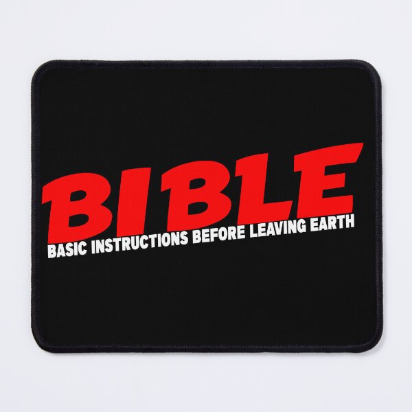 Item preview, BIBLE BASIC INSTRUCTIONS BEFORE LEAVING EARTH designed and sold by CRINGEWORTHY TEES.