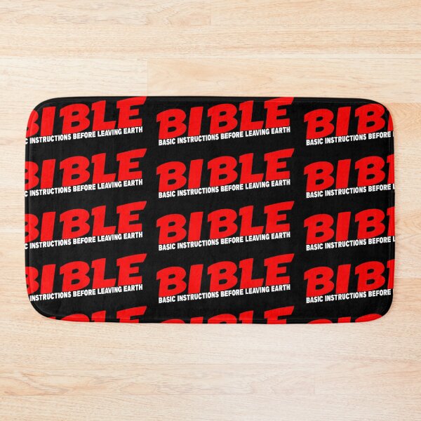 Item preview, BIBLE BASIC INSTRUCTIONS BEFORE LEAVING EARTH designed and sold by CRINGEWORTHY TEES.