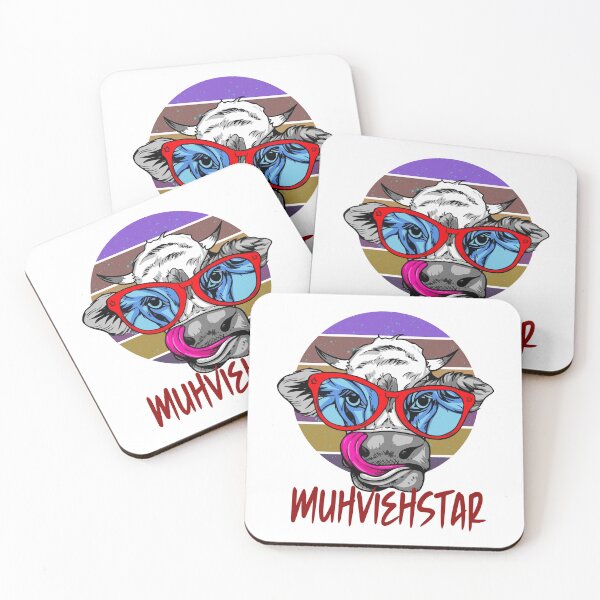 Item preview, Cool Cow Muhviehstar Retro Design designed and sold by Add To Cart.