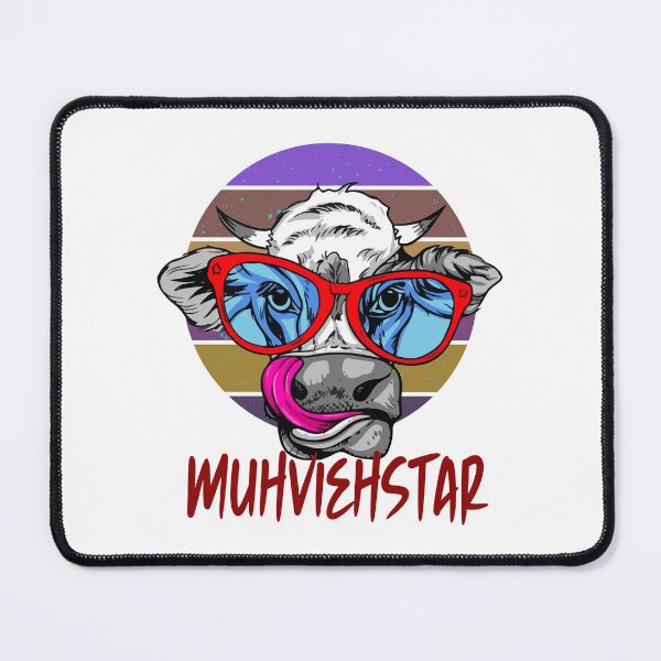 Item preview, Cool Cow Muhviehstar Retro Design designed and sold by Add To Cart.