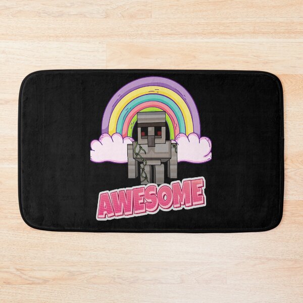 Item preview, Rainbow Awesome Iron Golem designed and sold by PikusCustomTee.