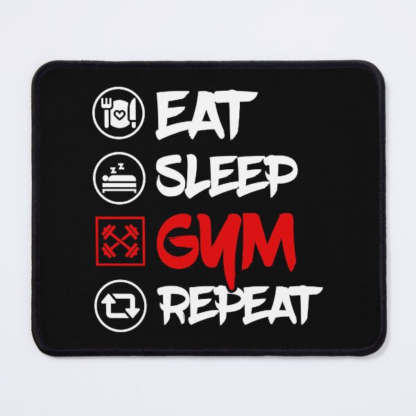Item preview, Eat Sleep Gym Repeat designed and sold by Realigned.