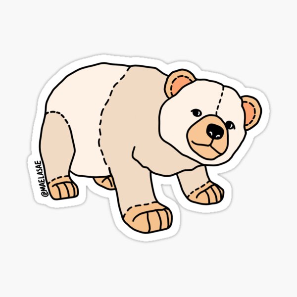 Item preview, Spirit Bear Plush designed and sold by Maelasae.