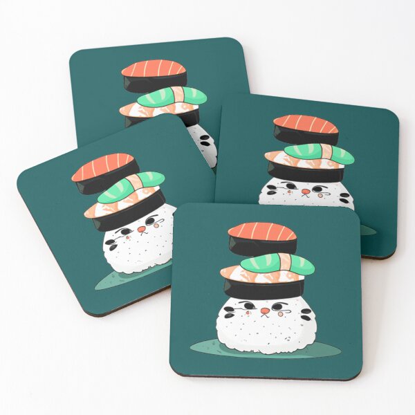 Item preview, sushi cat   designed and sold by RavenPostCoz.