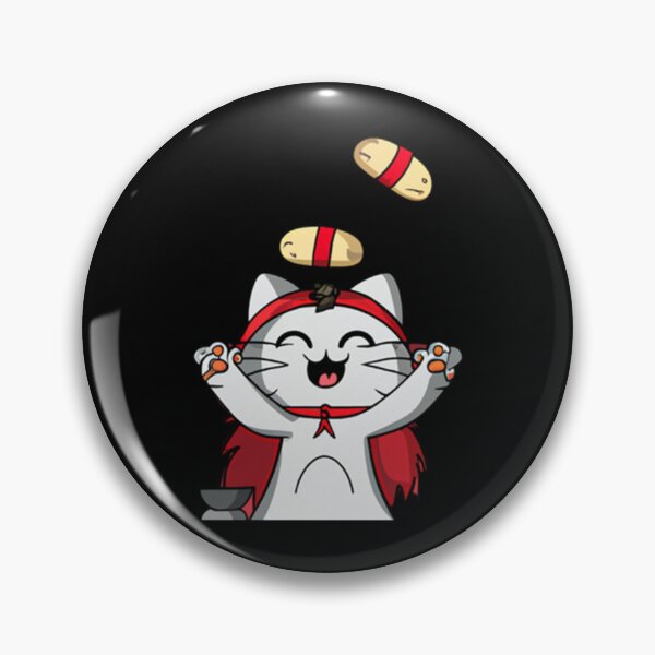 Item preview, sushi juggler cat,kawaii   designed and sold by RavenPostCoz.