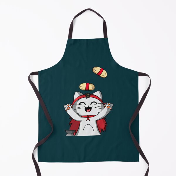 Item preview, sushi juggler cat,kawaii   designed and sold by RavenPostCoz.