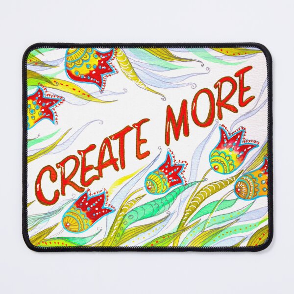 Item preview, Create More Watercolor Painting designed and sold by Svitlana Prouty.